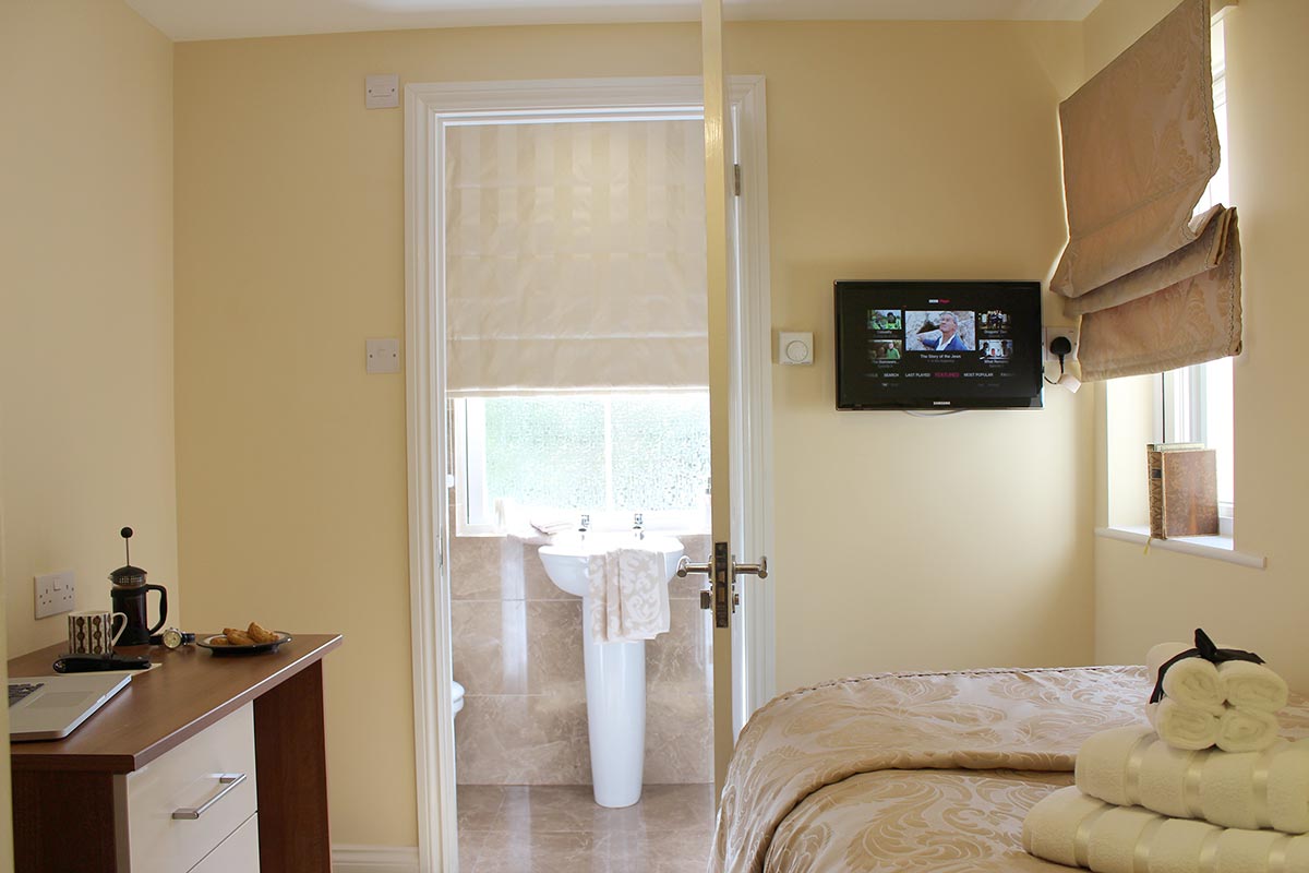 The bathroom in our additional en-suite room